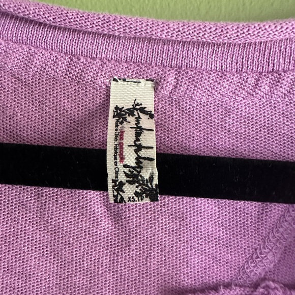 Free People Organic Cotton Pullover by Intimately FP Sz XS - Picture 5 of 6